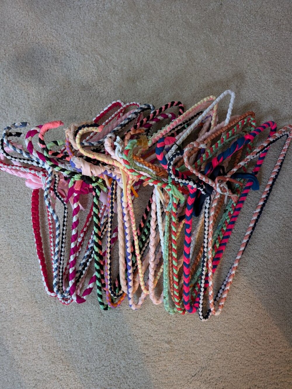 Covered Hangers - lot of 21